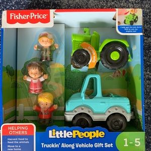 Fisher price little people truckin along vehicle set